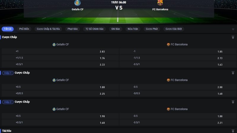 Getafe vs Barca