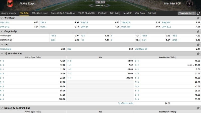 Al Ahly vs Inter Miami
