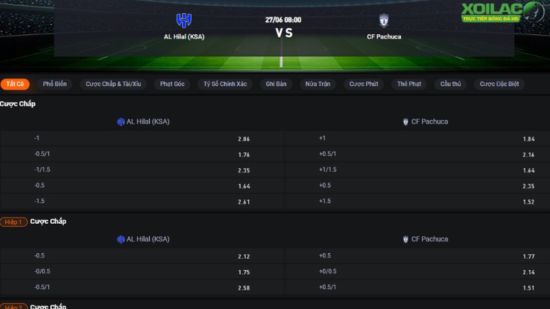Al Hilal vs Pachuca