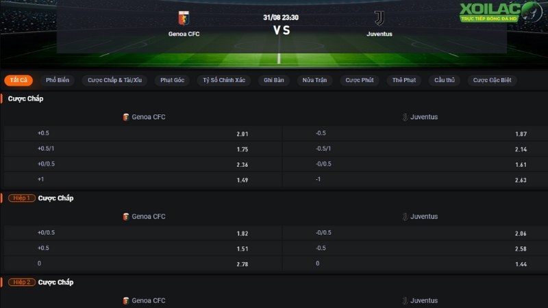 Genoa vs Juventus 