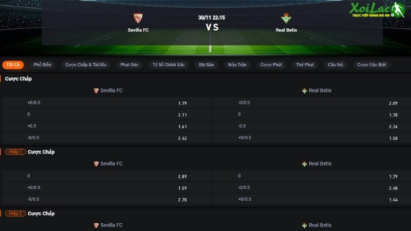 Sevilla vs Real Betis